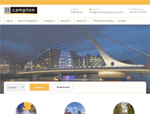 Tablet Screenshot of campionproperty.com